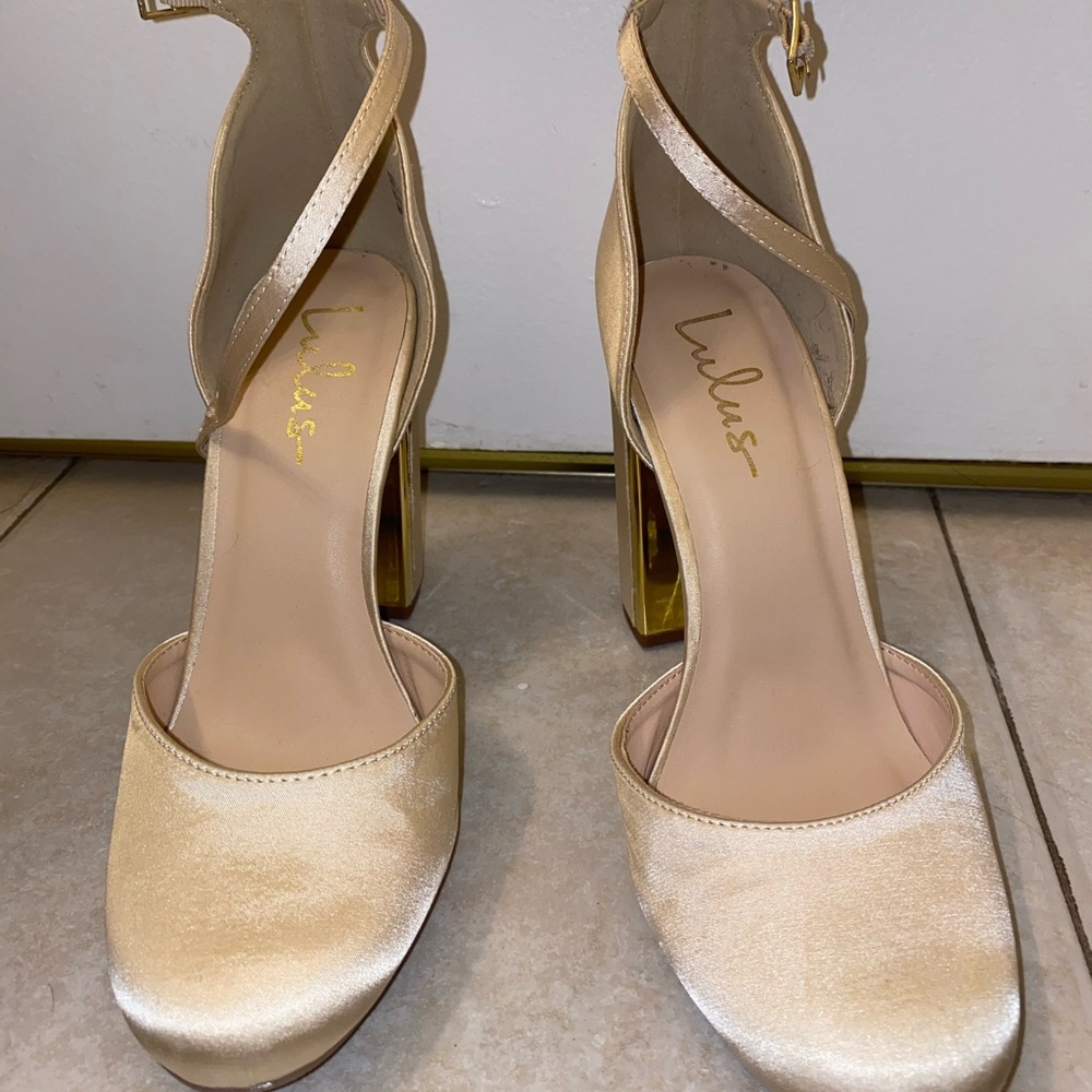 Lulu's Gold Women's Heels